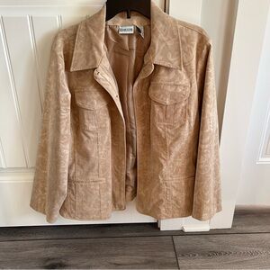 Chico's Tan Corduroy Jacket for Women